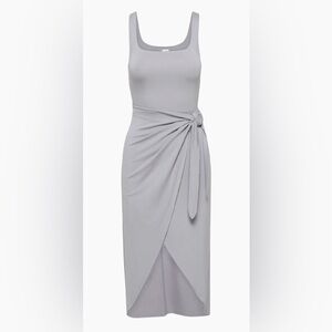 Aritzia Gray Midi Dress